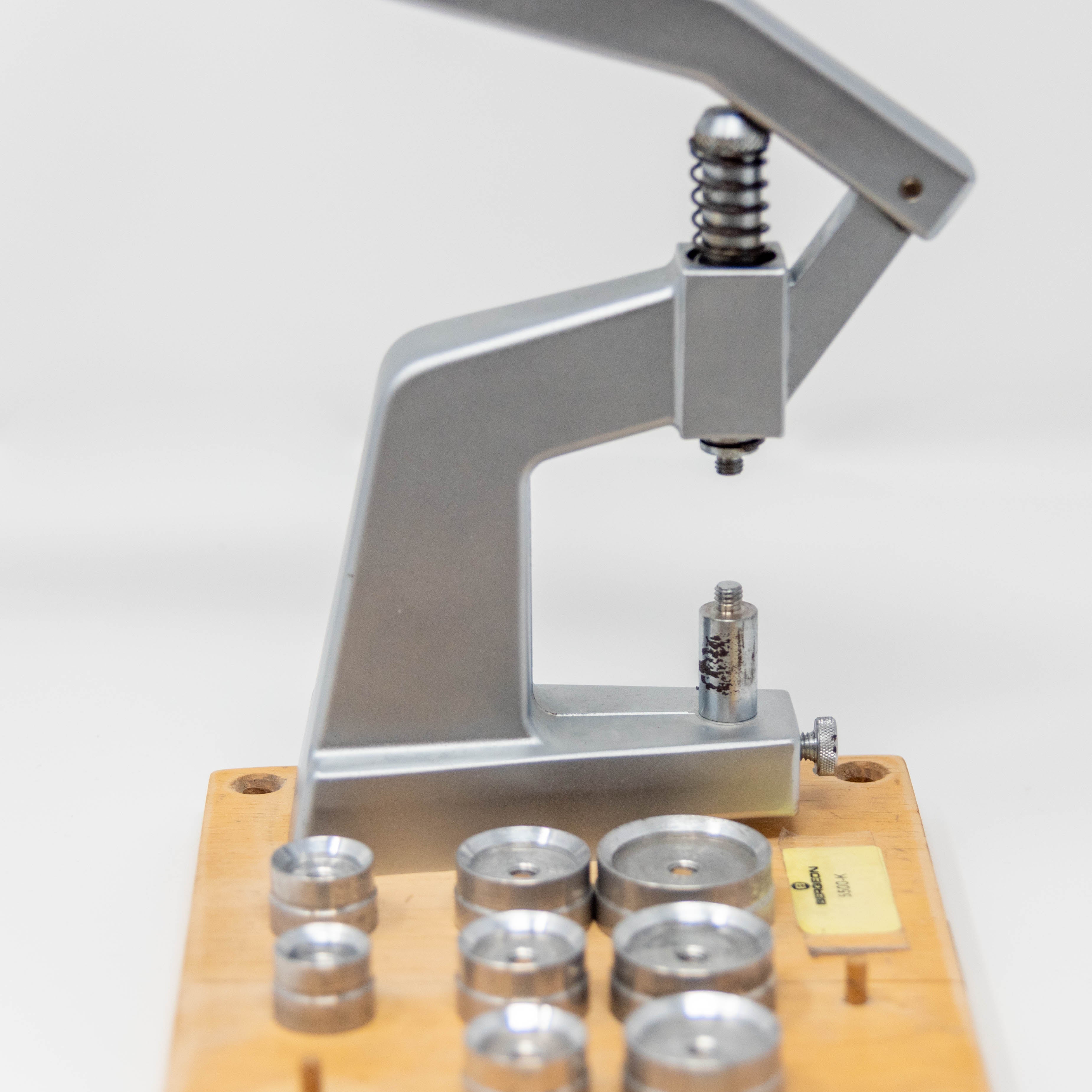 Bergeon 5500 Watch Crystal Press with 18 Dies